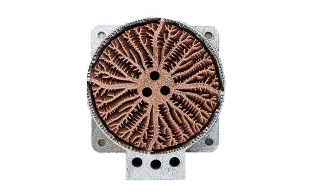 3D Metal Printed Heatsink Organic Structure